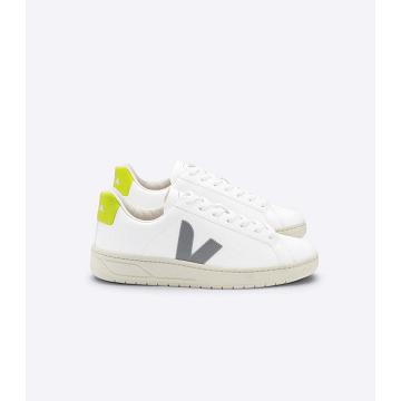 Veja URCA CWL Joggesko Herre White/Grey/Green | NO 317ILH